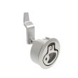 SOUTHCO Compression Latch, Medium Size, Locking, 2 - 12mm (.075 - . 475 in) Door thickness, 27 - 40mm or 51 -64mm (1.06 - 1.57 in or 2.00 - 2.52 in) Grip, 316 Stainless Steel, Electropolished [M1-20-81-78]