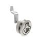 SOUTHCO Compression Latch, Medium Size, Locking, 12 - 22.5mm (.475 - . 885 in) Door thickness, 21 - 28mm or 63 -76mm (.83 - 1.10 in or 2.48 - 3.00 in) Grip, 316 Stainless Steel, Electropolished [M1-20-82-88]