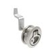 SOUTHCO Compression Latch, Medium Size, Locking, 18.5 - 29mm (.073 - 1.14 in) Door thickness, 21 - 28mm or 63 -76mm (.83 - 1.10 in or 2.48 - 3.00 in) Grip, 316 Stainless Steel, Electropolished [M1-20-83-88]