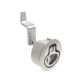 SOUTHCO Compression Latch, Medium Size, Key Locking, 2 - 12mm (.075 - . 475 in) Door thickness, 21 - 28mm or 63 -76mm (.83 - 1.10 in or 2.48 - 3.00 in) Grip, 316 Stainless Steel, Electropolished [M1-20-91-88]