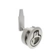 SOUTHCO Compression Latch, Medium Size, Key Locking, 12 - 22.5mm (.475 - . 885 in) Door thickness, 39 - 52mm (2.01 - 2.52 in) Grip, 316 Stainless Steel, Electropolished [M1-20-92-68]