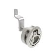 SOUTHCO Compression Latch, Medium Size, Key Locking, 12 - 22.5mm (.475 - . 885 in) Door thickness, 21 - 28mm or 63 -76mm (.83 - 1.10 in or 2.48 - 3.00 in) Grip, 316 Stainless Steel, Electropolished [M1-20-92-88]
