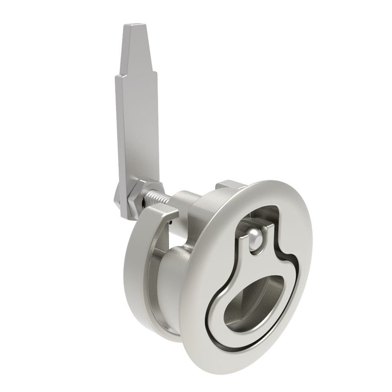 SOUTHCO Compression Latch, Large Size, No Restriction, 12 - 22.5mm (.475 - . 885 in) Door thickness, 47 - 61mm (1.85 - 2.40 in) Grip, 316 Stainless Steel, Electropolished [M1-25-32-68]