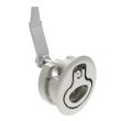 SOUTHCO Compression Latch, Large Size, No Restriction, 12 - 22.5mm (.475 - . 885 in) Door thickness, 34 - 48mm or 60 -75mm (1.34 - 1.89 in or 2.36 - 2.95 in) Grip, 316 Stainless Steel, Electropolished [M1-25-32-78]