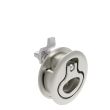 SOUTHCO Compression Latch, Large Size, No Restriction, 18.5 - 29mm (.073 - 1.14 in) Door thickness, 34 - 48mm or 60 -75mm (1.34 - 1.89 in or 2.36 - 2.95 in) Grip, 316 Stainless Steel, Electropolished [M1-25-33-48]