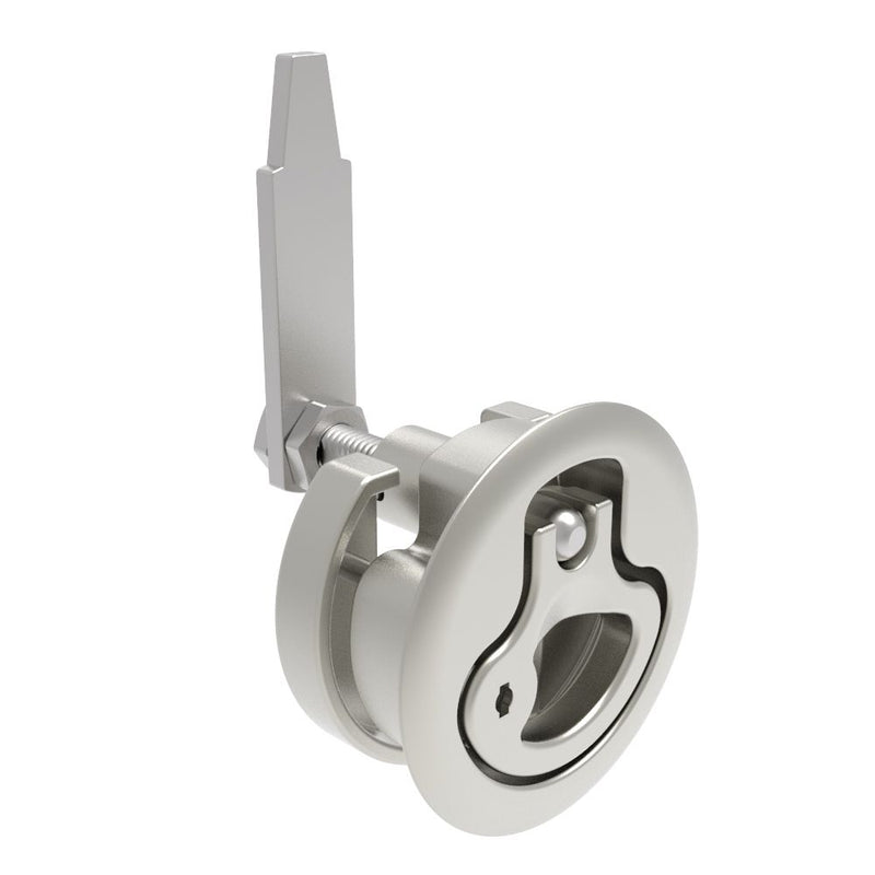 SOUTHCO Compression Latch, Large Size, Locking, 12 - 22.5mm (.475 - . 885 in) Door thickness, 47 - 61mm (1.85 - 2.40 in) Grip, 316 Stainless Steel, Electropolished [M1-25-82-68]