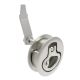 SOUTHCO Compression Latch, Large Size, Key Locking, 18.5 - 29mm (.073 - 1.14 in) Door thickness, 34 - 48mm or 60 -75mm (1.34 - 1.89 in or 2.36 - 2.95 in) Grip, 316 Stainless Steel, Electropolished [M1-25-93-78]