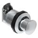 SOUTHCO Push-to-Close Latch, No Restriction, Plastic, Chrome Plated, Chrome [M1-2A-15-1]