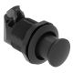 SOUTHCO Push-to-Close Latch, No Restriction, Plastic, Natural, Black. [M1-2A-15-5]