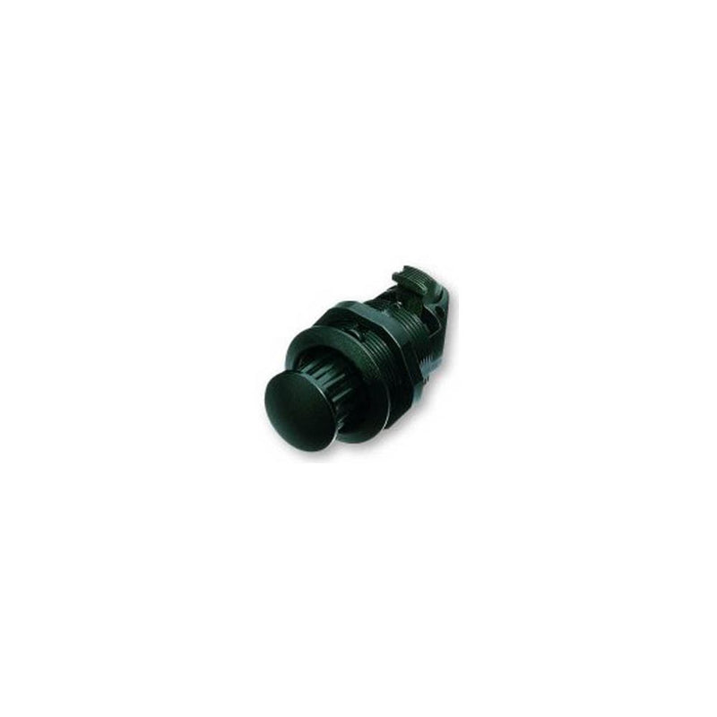 SOUTHCO Push-to-Close Latch, No Restriction, Plastic, Natural, Black [M1-2A-13-5]