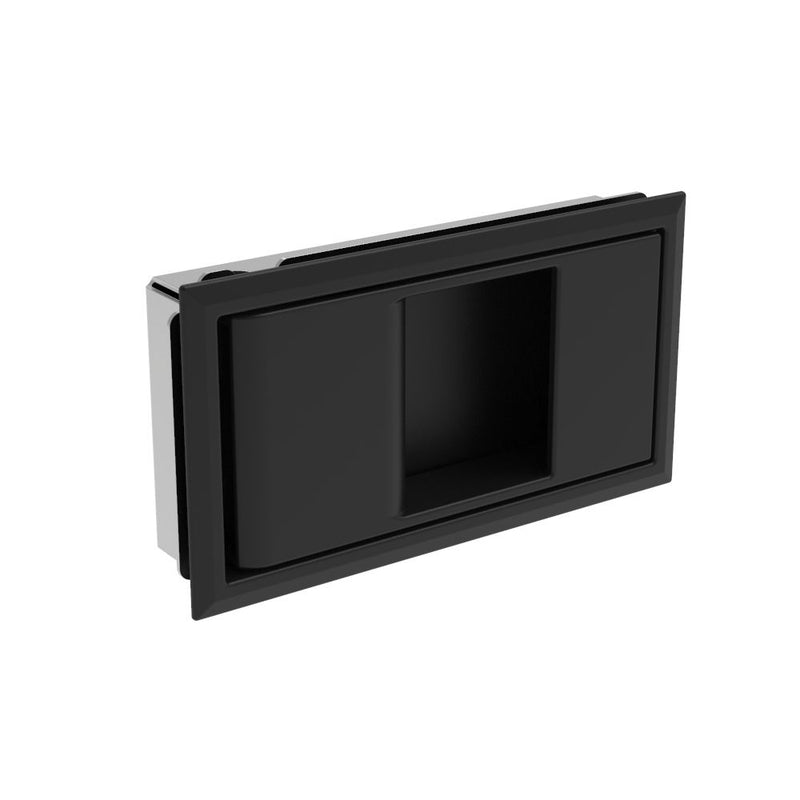 SOUTHCO Multi-Point Compression Latch Actuator, Non-Locking Handle Style, Zinc alloy, Black [M3-10]