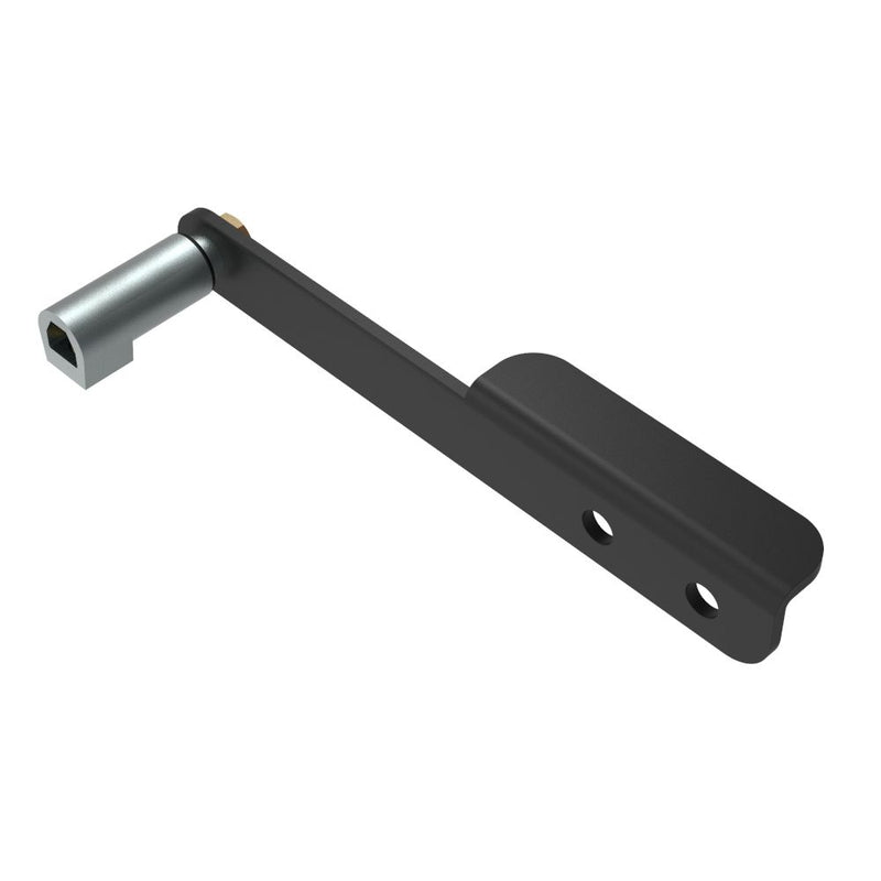 SOUTHCO Multi-Point Compression Latch Actuator, Door Edge Style, Handle Actuated (Type A), Zinc alloy, Black [M3-31]