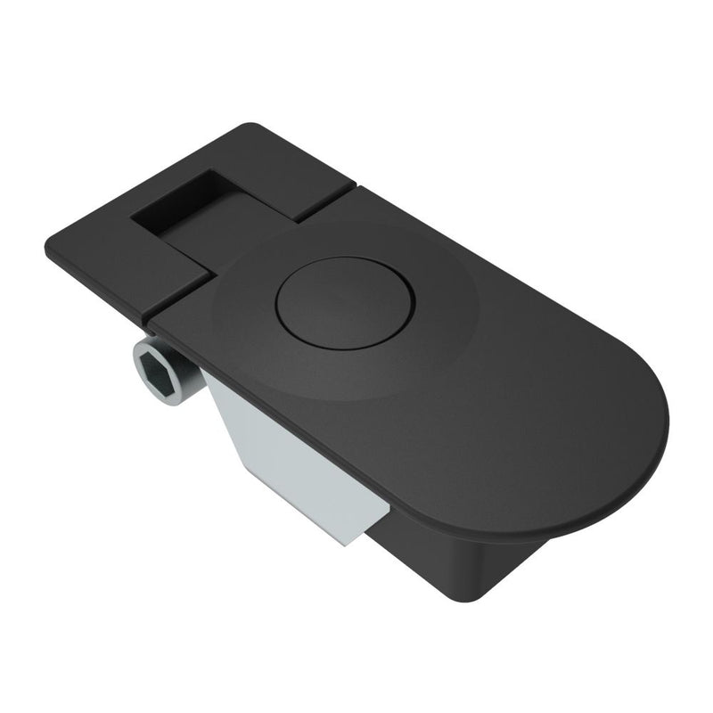 SOUTHCO Multi-Point Compression Latch Actuator, Non-Locking, 5 - 10mm (.20 - .39 in) Door thickness, Zinc alloy, Powder Coated, Black [M3-92]