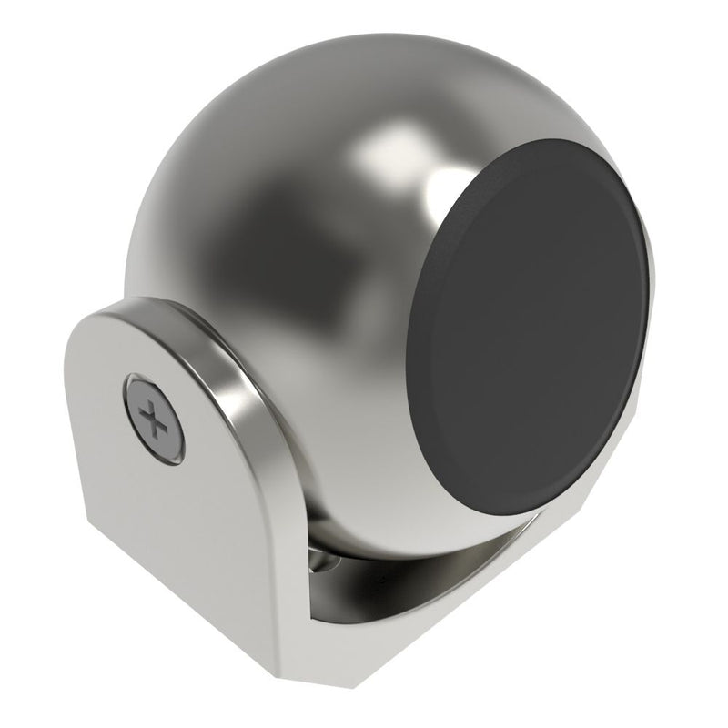 SOUTHCO Magnetic Catch, Low Profile Swivel, Polished Stainless Steel [M5-7N-63-8]