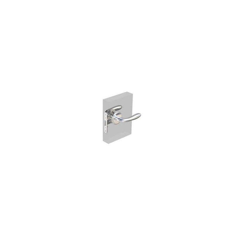 SOUTHCO McCoy Entry Door Latch, Portofino Handle without Privacy Knob, Right Hand Out or Left Hand In, 22 - 30mm (.88 - 1.19 in) Door Thickness, Chrome [MA-01-600-02-10]