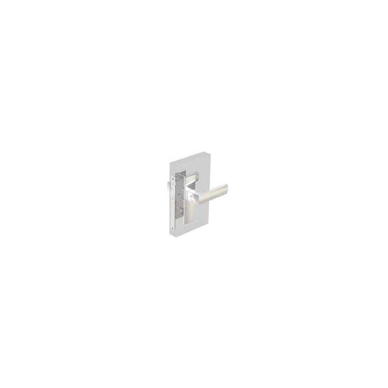 SOUTHCO McCoy Star Entry Door Latch, Nordic Handle, Star Key Lock, Left Hand In, 28 - 37mm (1.13 - 1.50 in) Door Thickness, Chrome [MA-02-531-42-101]
