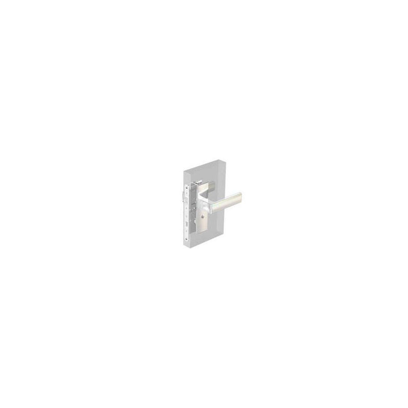 SOUTHCO McCoy Star Entry Door Latch, Nordic Handle, Star Key Lock, Right Hand Out, 28 - 37mm (1.13 - 1.50 in) Door Thickness, Chrome [MA-07-231-42-101]