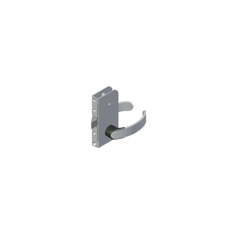 SOUTHCO Offshore Entry Door Latch, Flush Mount, Left Hand In, Privacy Knob, 19 - 21mm (.75 - .88 in) Door Thickness, Chrome Plated [ME-01-503-10]