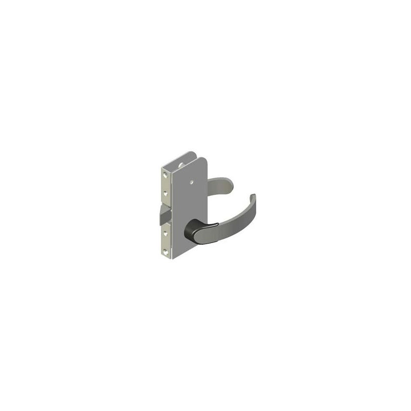 SOUTHCO Offshore Entry Door Latch, Flush Mount, Left Hand In, Privacy Knob, 14.5 - 17mm (.56 - .69 in) Door Thickness, Chrome Plated [ME-01-501-10]