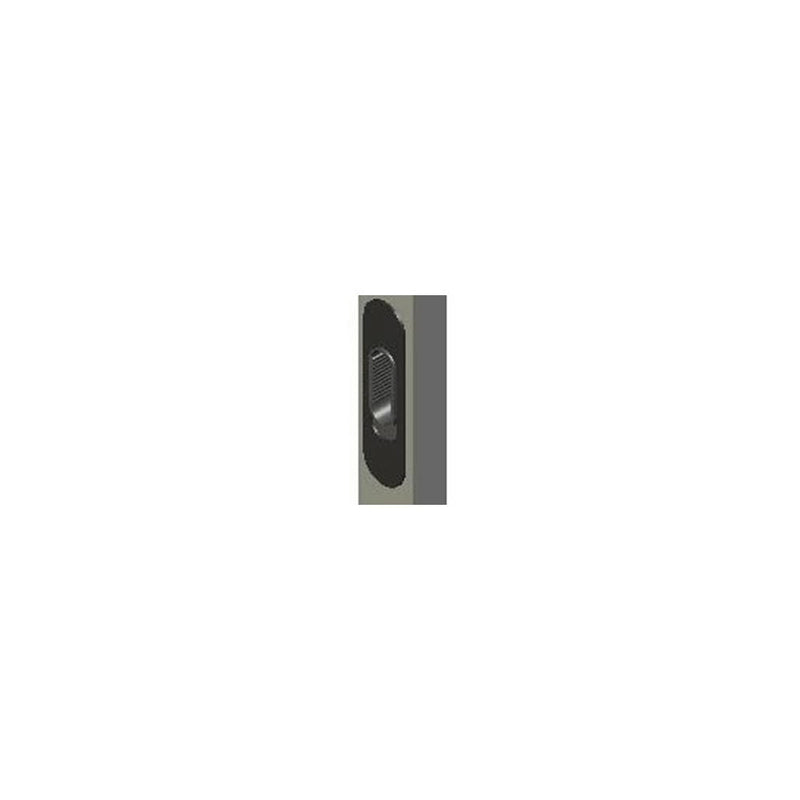 SOUTHCO Talon Sliding Entry Door Lockset, Non-Locking, 27 - 34.5mm (1.06 - 1.38 in) Door Thickness, Powder Coated, Black [MM-01-102-50]