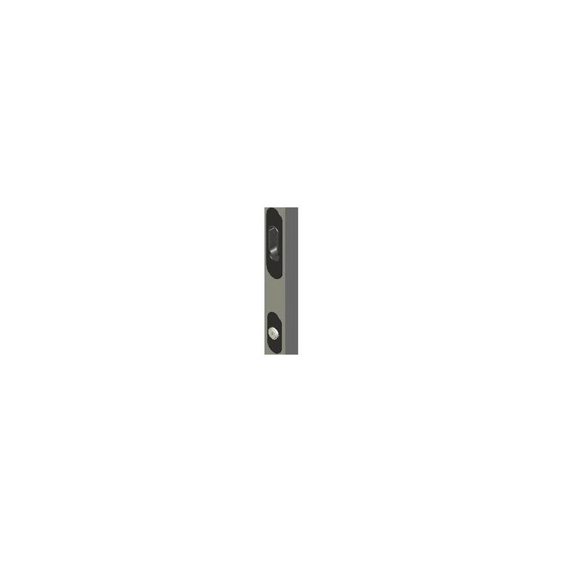 SOUTHCO Talon Sliding Entry Door Lockset, Key Locking, 28.5 - 38mm (1.13 - 1.50 in) Door Thickness, Powder Coated, Black [MM-01-113-50]