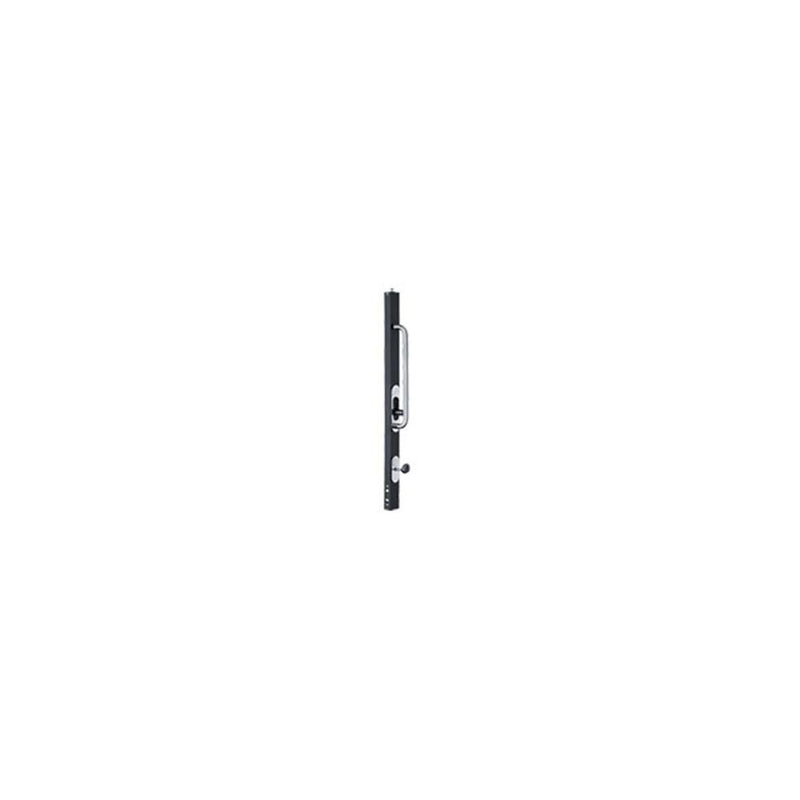 SOUTHCO Talon Sliding Entry Door Lockset, Star Key Locking, With TopStop, 33.5 - 38mm (1.32 - 1.50 in) Door Thickness, Powder Coated, Black [MM-01-433-50]