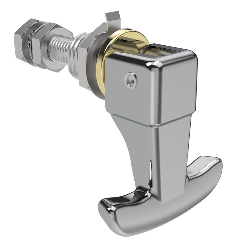 SOUTHCO Compression Latch, Lift & Turn, No Cup, No Restriction, Non-locking, Stainless Steel, Polished, Bright AA [N2-2-100-01-20]
