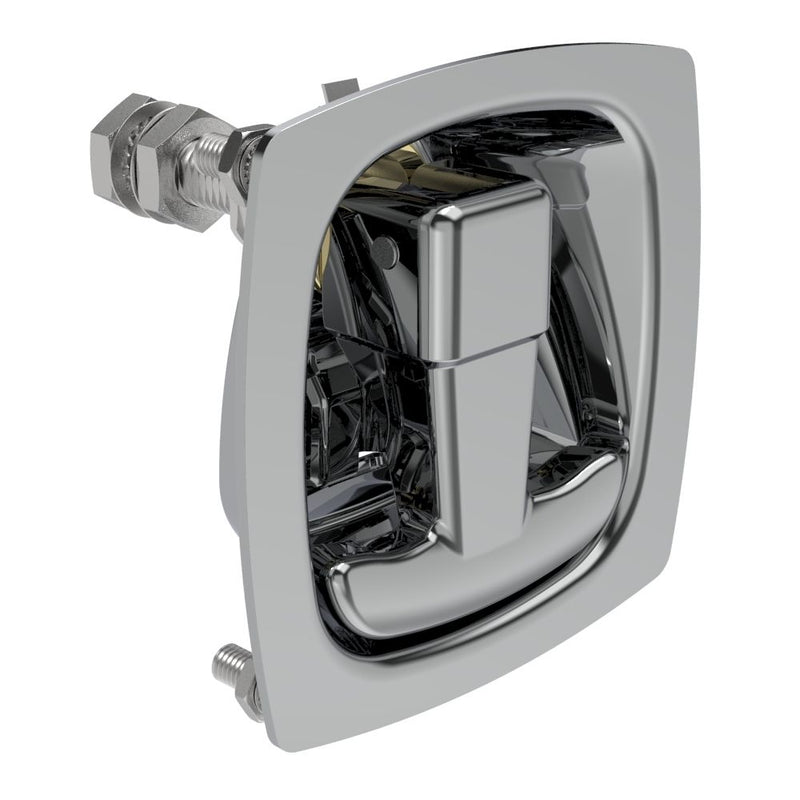SOUTHCO Compression Latch, Lift & Turn, Standard cup, No Restriction, Non-locking, Stainless Steel, Polished, Bright [N2-2-300-01-20]