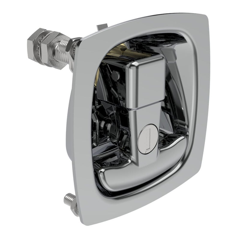 SOUTHCO Compression Latch, Lift & Turn, Standard cup, Key Locking, Key Locking, Stainless Steel, Polished, Bright [N2-2-301-01-20]