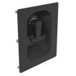 SOUTHCO Compression Latch, Lift & Turn, Large cup, No Restriction, Non-locking, Steel, Powder Coat, Black [N2-2-700-01-5]