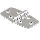 SOUTHCO Hinge, Medium Leaf, Medium Leaf, 38 mm (1.50 in) Long, 316 Stainless Steel, High Gloss [N6-4E-444-24]