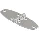 SOUTHCO Hinge, Large Leaf, Large Leaf, 38 mm (1.50 in) Long, 304 Stainless Steel, Passivated [N6-4E-466-20]