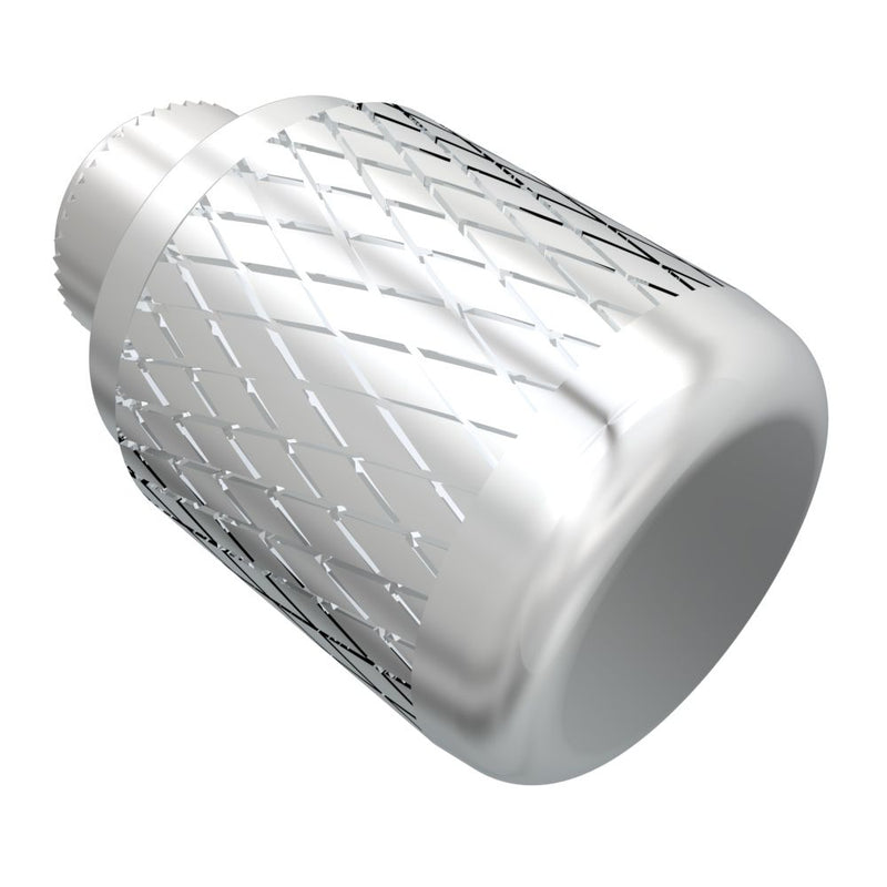 SOUTHCO Captive Nut, 4-40 Thread, Blind Hole, Steel Ferrule, Aluminum Knob, Bright [N7-52-11]