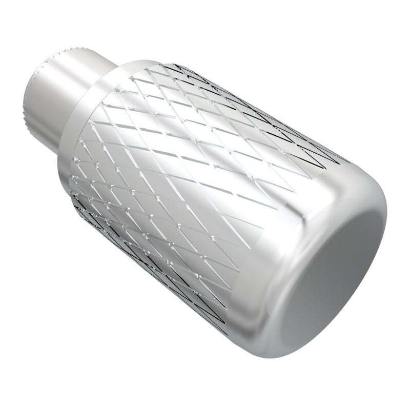 SOUTHCO Captive Nut, 6-32 Thread, Blind Hole, Steel Ferrule, Aluminum Knob, Bright [N7-62-11]