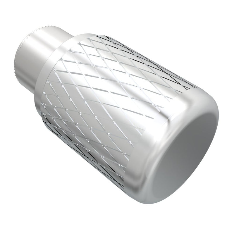 SOUTHCO Captive Nut, 10-32 Thread, Blind Hole, Steel Ferrule, Aluminum Knob, Bright [N7-82-11]