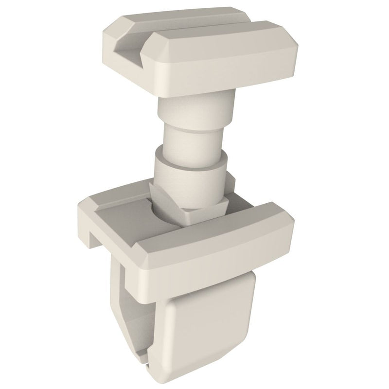 SOUTHCO DZUS® Q-Latch Quarter-Turn Fastener, 1.5 - 3.76mm ( .059 - .148 in) Grip Range, Polycarbonate [NY-N6-1-10]