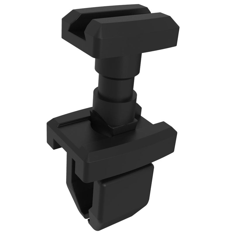 SOUTHCO NYLATCH Quarter Turn, 1.93 - 4.19mm ( .076 - .165 in) Grip Range, Polycarbonate [NY-N6-2-20]