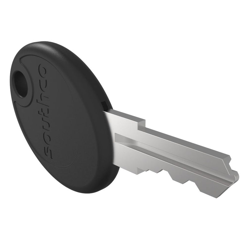SOUTHCO Key, 1 Overmolded, Brass, Nickel Plated, Code CH751 [PK-10-10-05]