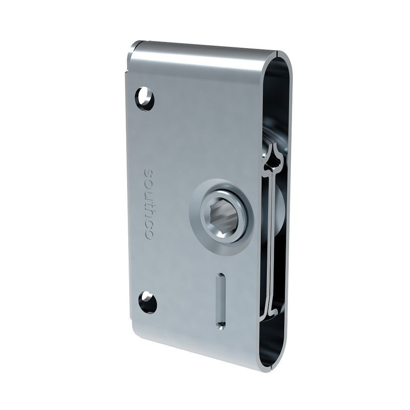 SOUTHCO Rotolock Butt-Joint Panel Fastening Latch, Mortise Mount, Standard Latch, Steel, Zinc, Hot-Dip Galvanized [R2-0055-17]
