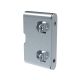 SOUTHCO Rotolock Butt-Joint Panel Fastening Latch, Rear Mount, Standard Receptacle, Steel, Zinc, Hot-Dip Galvanized [R2-0160-17]