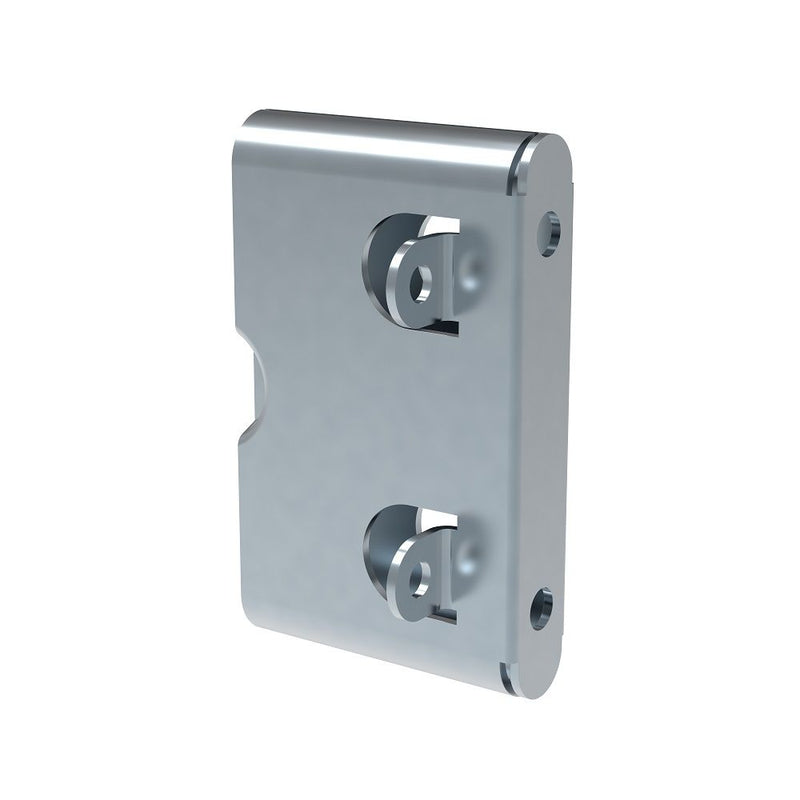 SOUTHCO Rotolock Butt-Joint Panel Fastening Latch, Rear Mount, Standard Receptacle, Steel, Zinc, Hot-Dip Galvanized [R2-0160-17]
