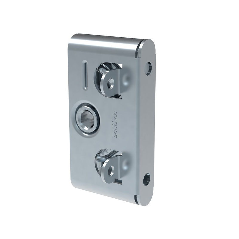 SOUTHCO Rotolock Butt-Joint Panel Fastening Latch, Rear Mount, Standard Latch, Steel, Hot-Dip Galvanized [R2-0169-17]
