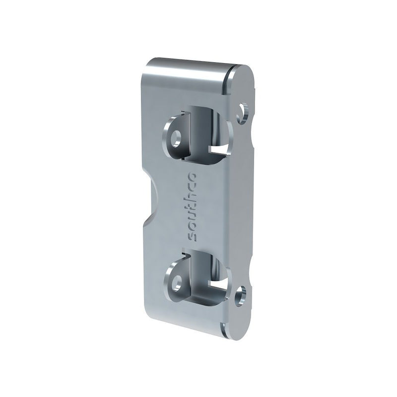 SOUTHCO Rotolock Butt-Joint Panel Fastening Latch, Rear Mount, Standard Receptacle, Steel, Zinc, Hot-Dip Galvanized [R2-0257-17]