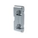 SOUTHCO Rotolock Butt-Joint Panel Fastening Latch, Rear Mount, Standard Receptacle, Steel, Zinc, Hot-Dip Galvanized [R2-0257-17]