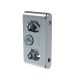 SOUTHCO Rotolock Butt-Joint Panel Fastening Latch, Rear Mount, Standard Latch, Steel, Hot-Dip Galvanized [R2-0259-17]