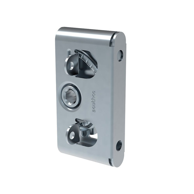 SOUTHCO Rotolock Butt-Joint Panel Fastening Latch, Rear Mount, Standard Latch, Steel, Hot-Dip Galvanized [R2-0259-17]