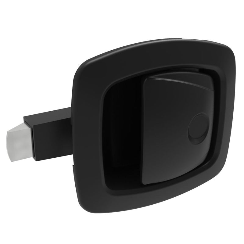 SOUTHCO Push-to-Close Latch, Non-Locking, Zinc Alloy, Powder Coat, Black [R3-20-300-50]