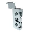 SOUTHCO Rotary Push-to-Close Latch, Micro Size, Single Stage, Direct Trigger, Integrated Bumper, 4.5 mm thru, Steel, Zinc Plate, Bright Chromate [R4-05-20-9A05-10]