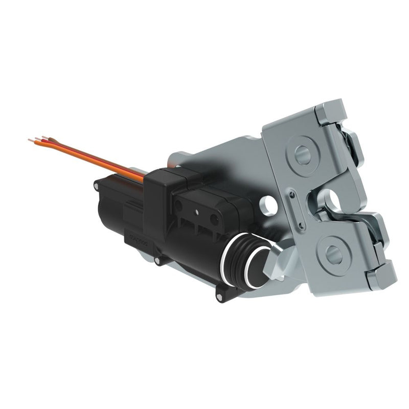 SOUTHCO Electronic Rotary Push-to-Close, Pull-to-Open Latch, Sealed, Plastic and Stainless Steel, Thru Holes, 5 Volts, without Connector [R4-05-50-9EP1-20]