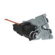 SOUTHCO Electronic Rotary Push-to-Close, Pull-to-Open Latch, Sealed, Plastic and Stainless Steel, Adhesive Backed, 12 Volts, without Connector [R4-05-55-9EK1-20]